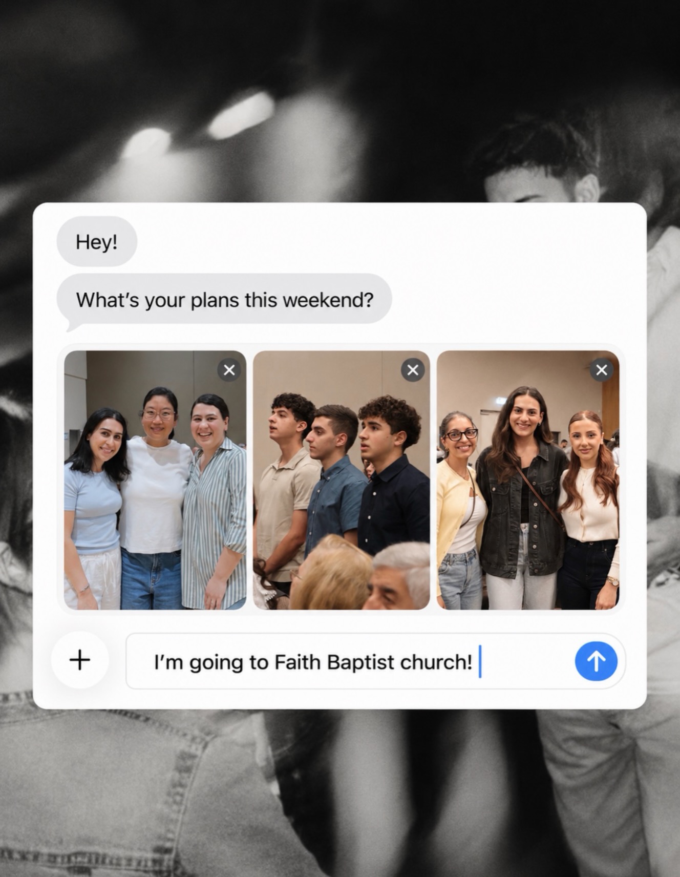 Your weekend plans just got better!  We’d love to have you join us at Faith Baptist Church this weekend.  Come along and bring a friend. 🙌🏼  #faithbaptistsydney 
#church 
#churchcommunity 
#churchfamily