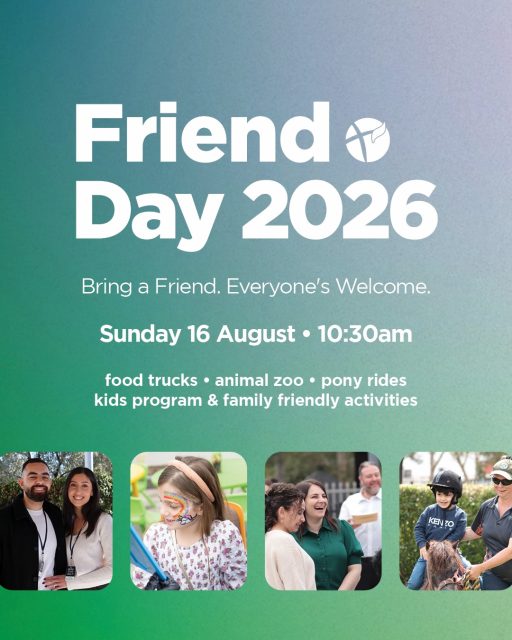 Friend Day is almost here!  Join us at Faith Baptist Church for a special Sunday morning filled with faith, family and fellowship, and bring someone along with you!  Food trucks, pony rides, an animal zoo, kids’ activities and plenty for the whole family to enjoy after the service.  🗓️ Sunday 16 August | 10:30am
Everyone is welcome. There’s a place for you at Faith.  #faithbaptistsydney 
#church 
#churchfamily