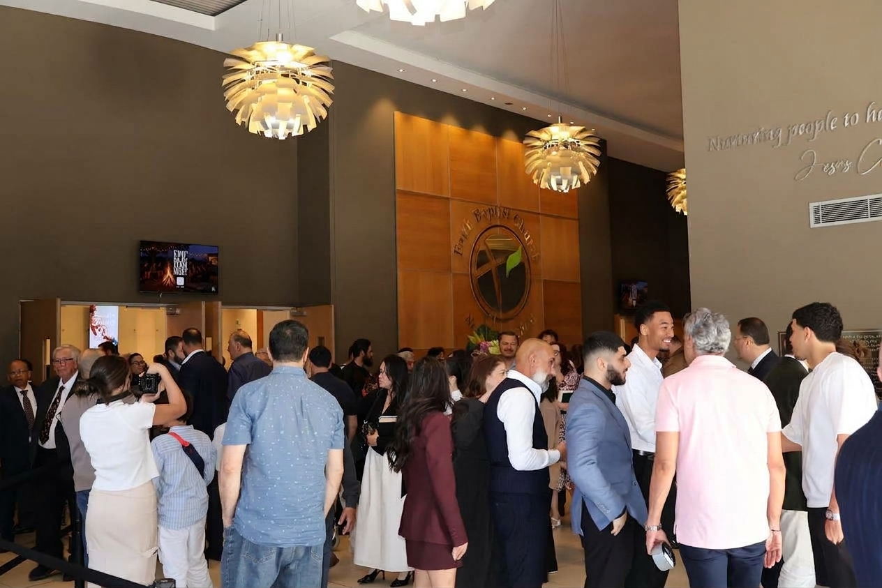 Faith Baptist Church foyer and church community